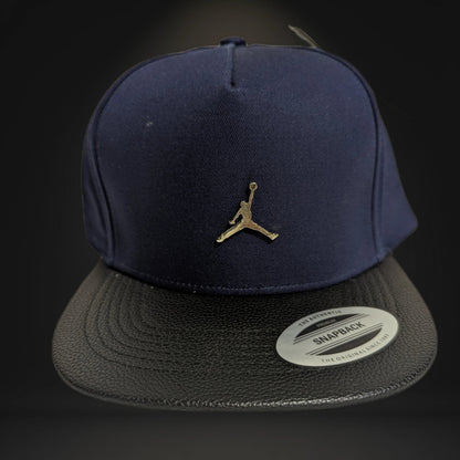 Gorra Air Jordan | Premium Vinipiel | Visera Plana Snapback
