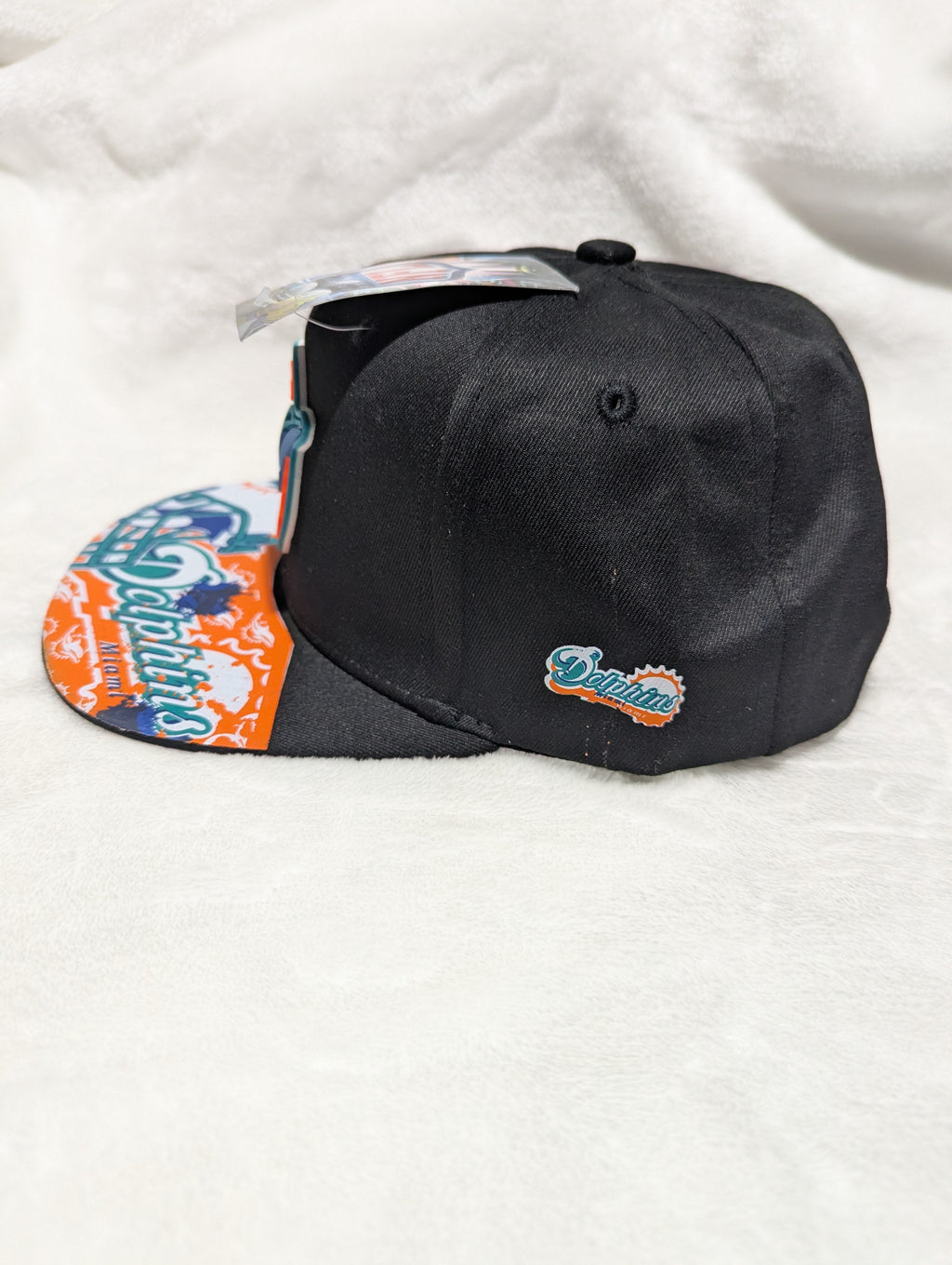 Gorra visera plana diseño NFL Miami Dolphins