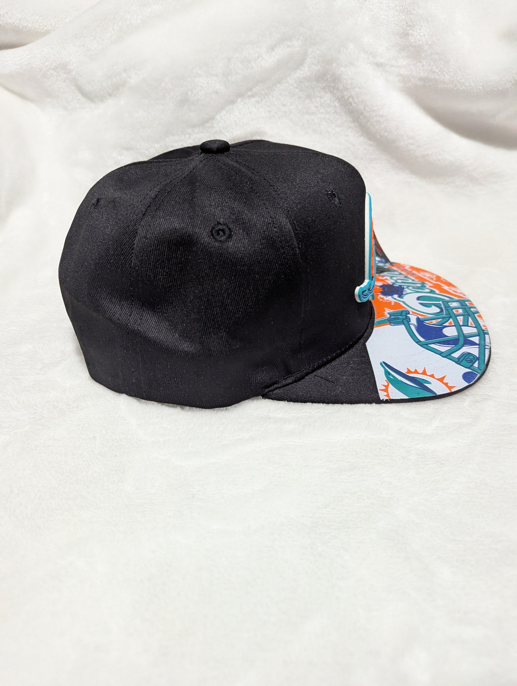 Gorra visera plana diseño NFL Miami Dolphins