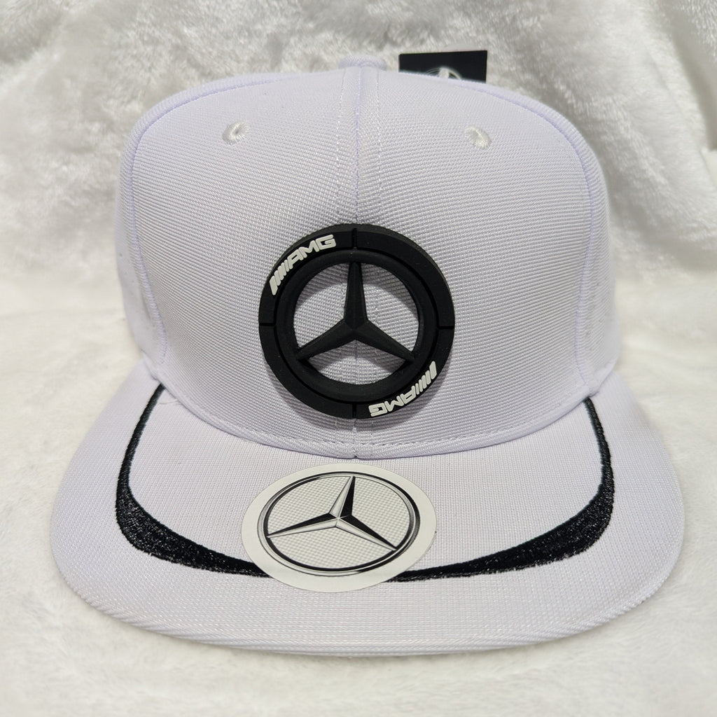 Gorra visera plana diseño Mercedes