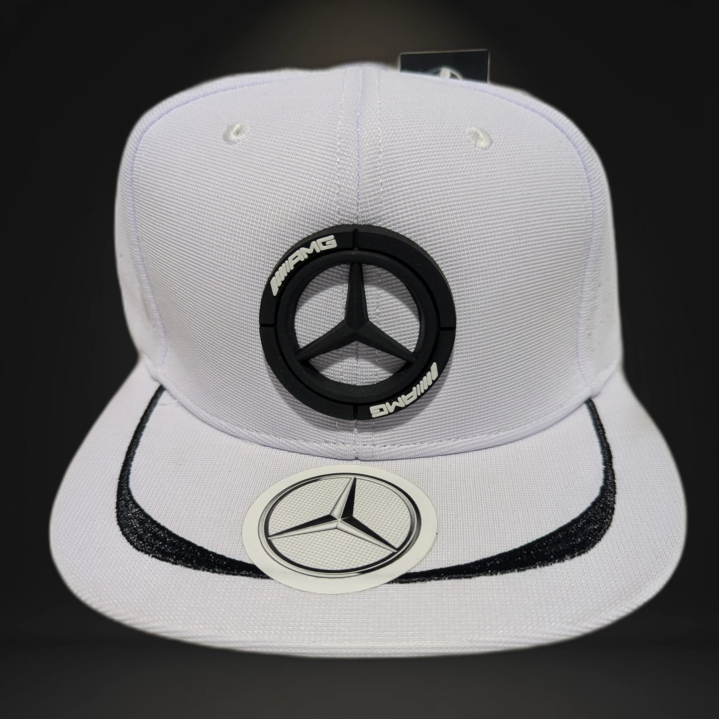 Gorra Mercedes-Benz | Estilo Premium Automotriz | Visera Plana Snapback