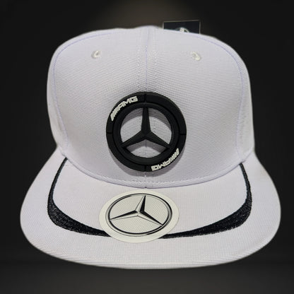 Gorra Mercedes-Benz | Estilo Premium Automotriz | Visera Plana Snapback
