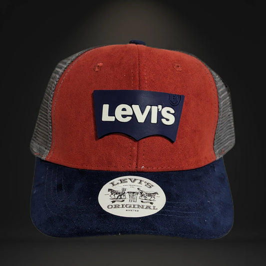 Gorra Levi's | Diseño con Malla | Visera Curva Snapback