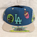 Gorra visera plana diseño MLB LA Dodgers animado
