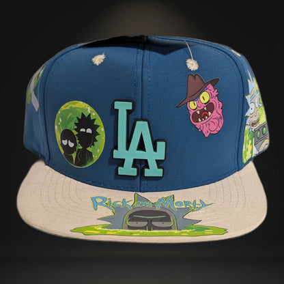 Gorra LA Dodgers | Diseño Animado | Snapback Visera Plana