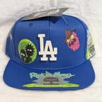 Gorra visera plana diseño MLB LA Dodgers animado