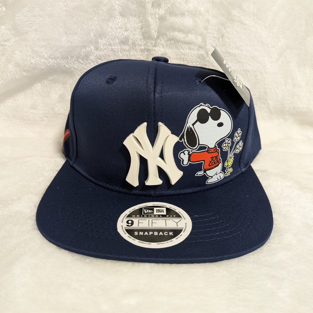 Gorra visera plana diseño MLB NY Yankees animado