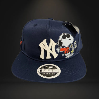 Gorra Yankees NY | Diseño Animado Exclusivo | Visera Plana Snapback