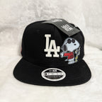 Gorra visera plana diseño MLB LA Dodgers animado