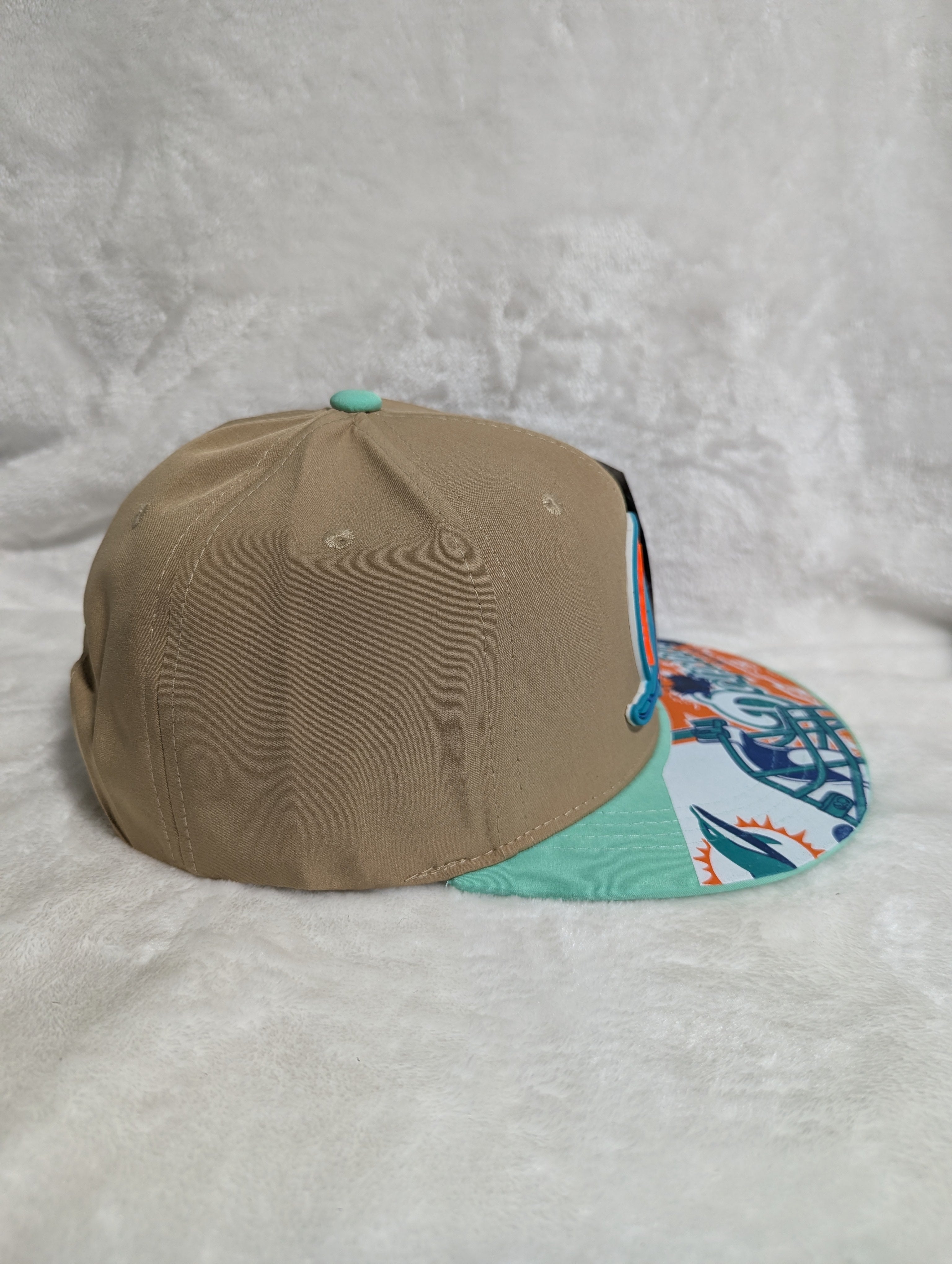Gorra visera plana diseño NFL Miami Dolphins