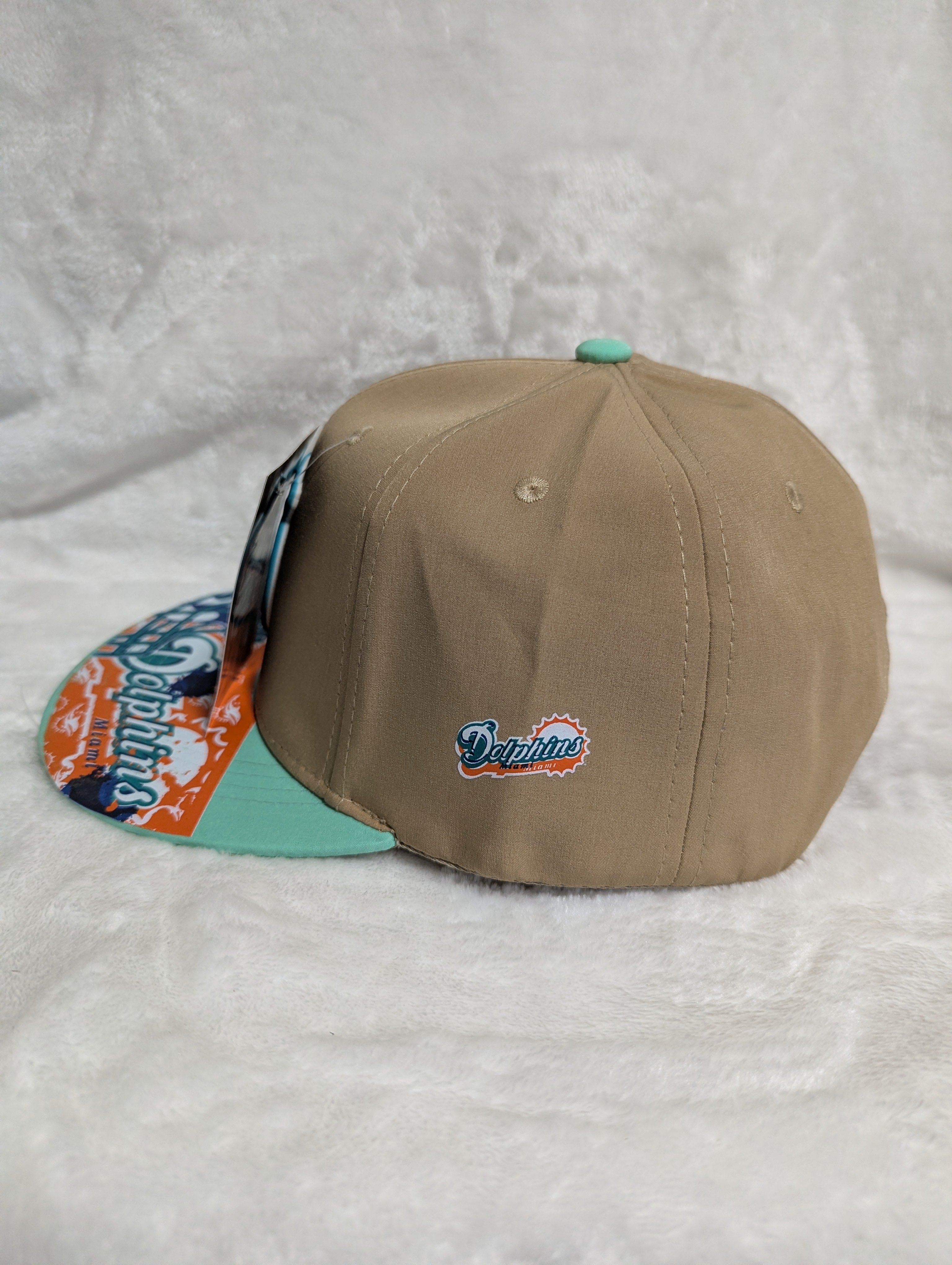 Gorra visera plana diseño NFL Miami Dolphins