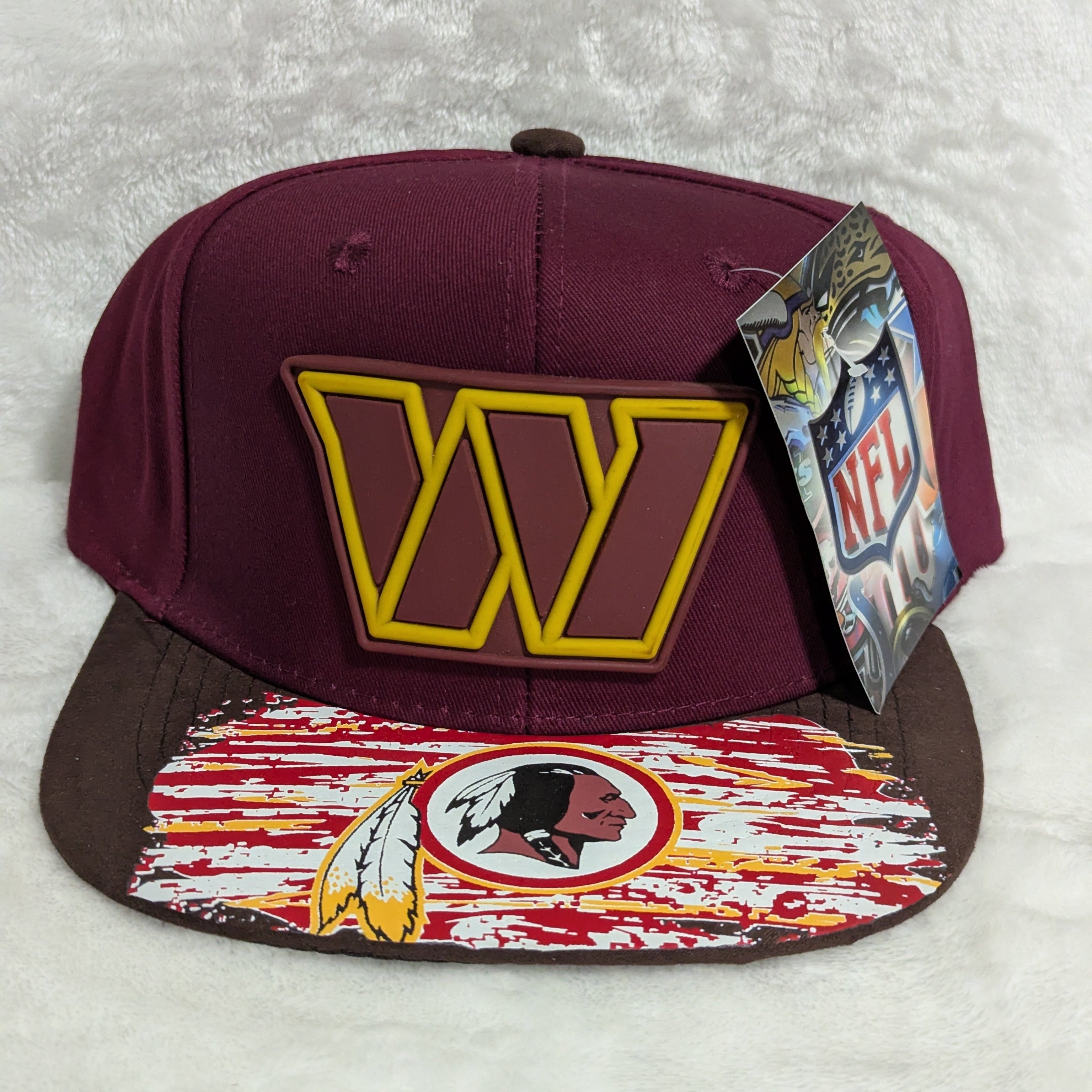 Gorra visera plana diseño NFL Washintong Commanders