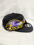 Gorra visera plana diseño NFL Baltimore Ravens