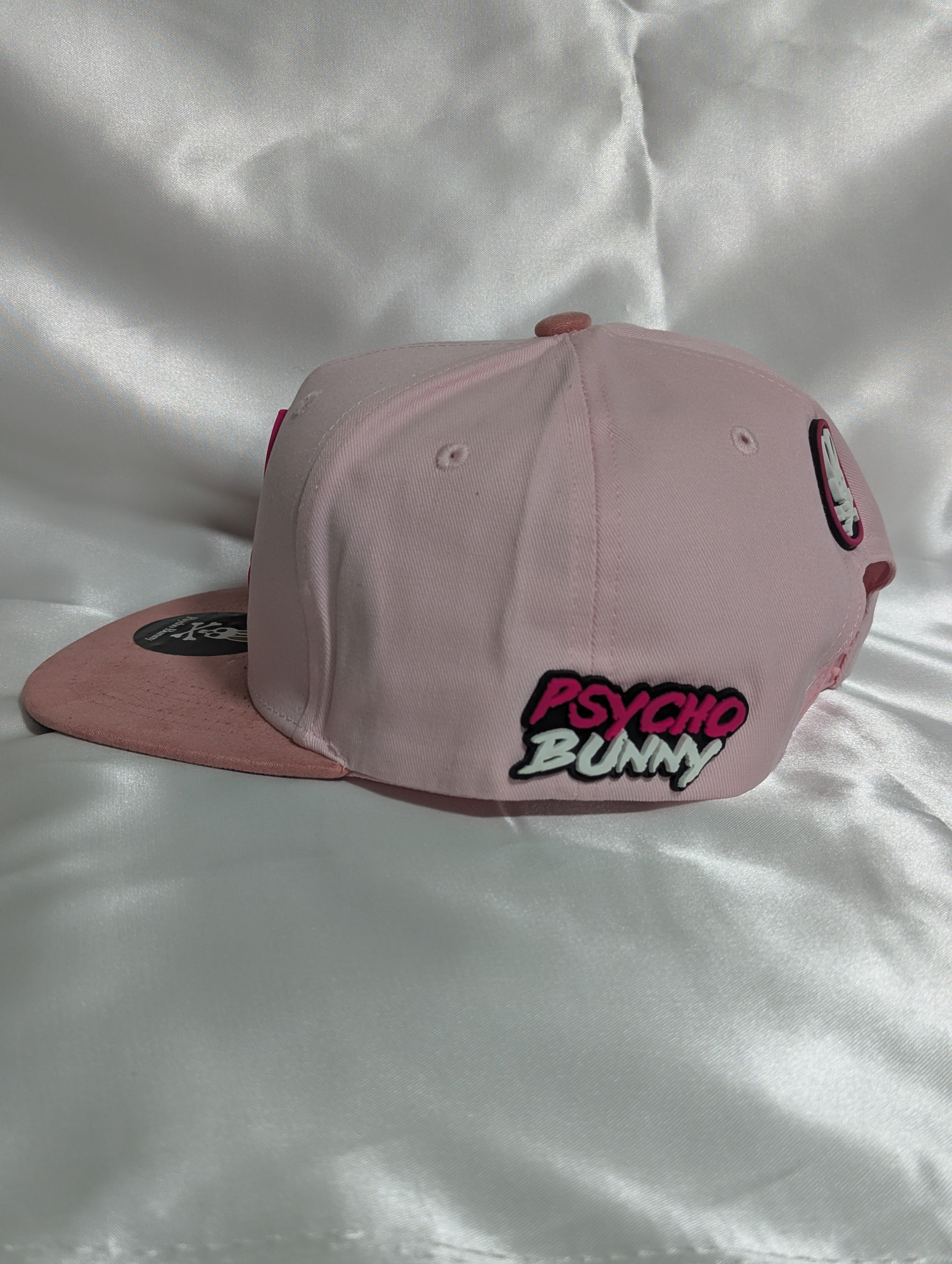 Gorra visera plana diseño Psycho Bunny Two-Tone Pink