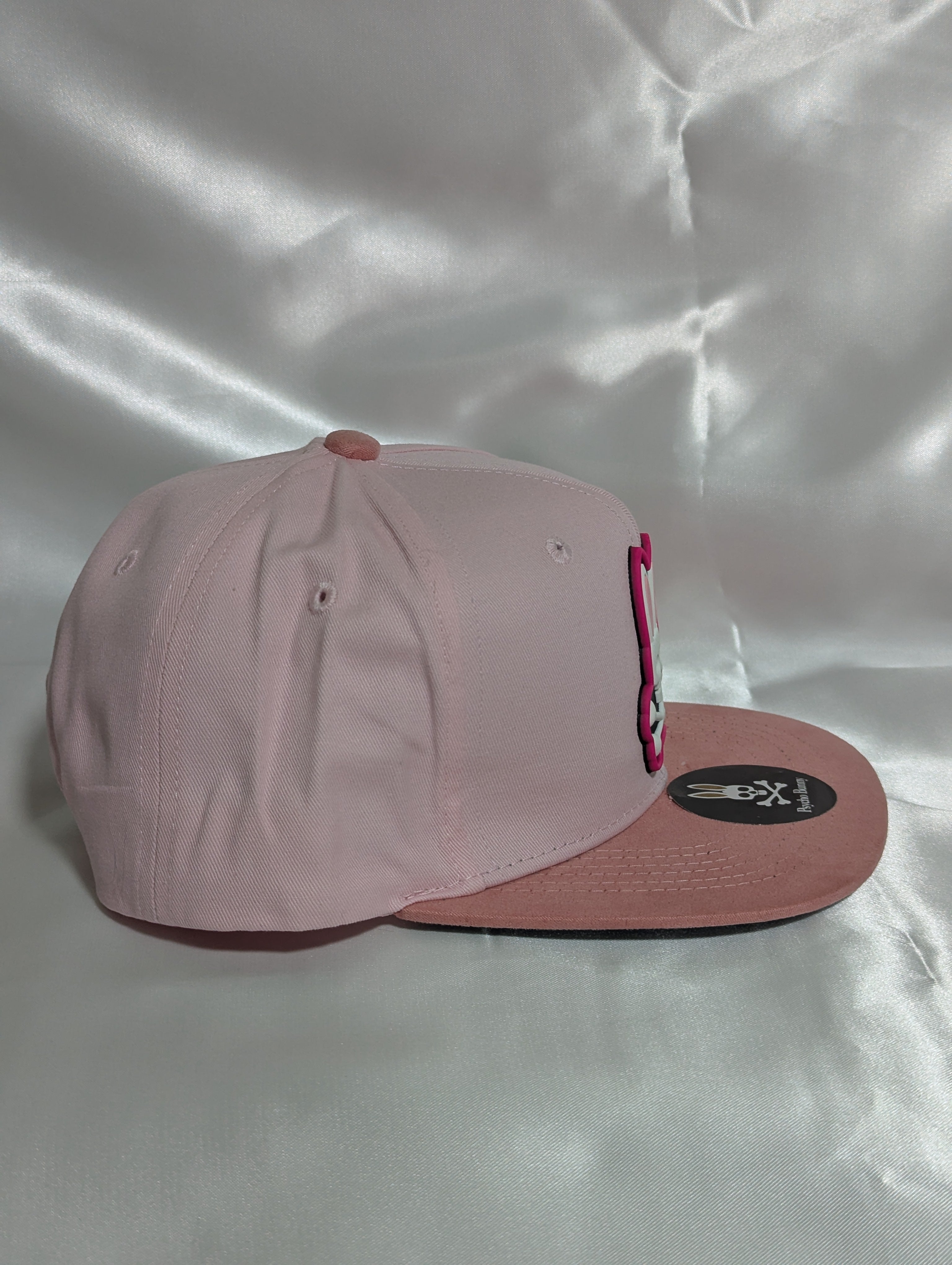 Gorra visera plana diseño Psycho Bunny Two-Tone Pink