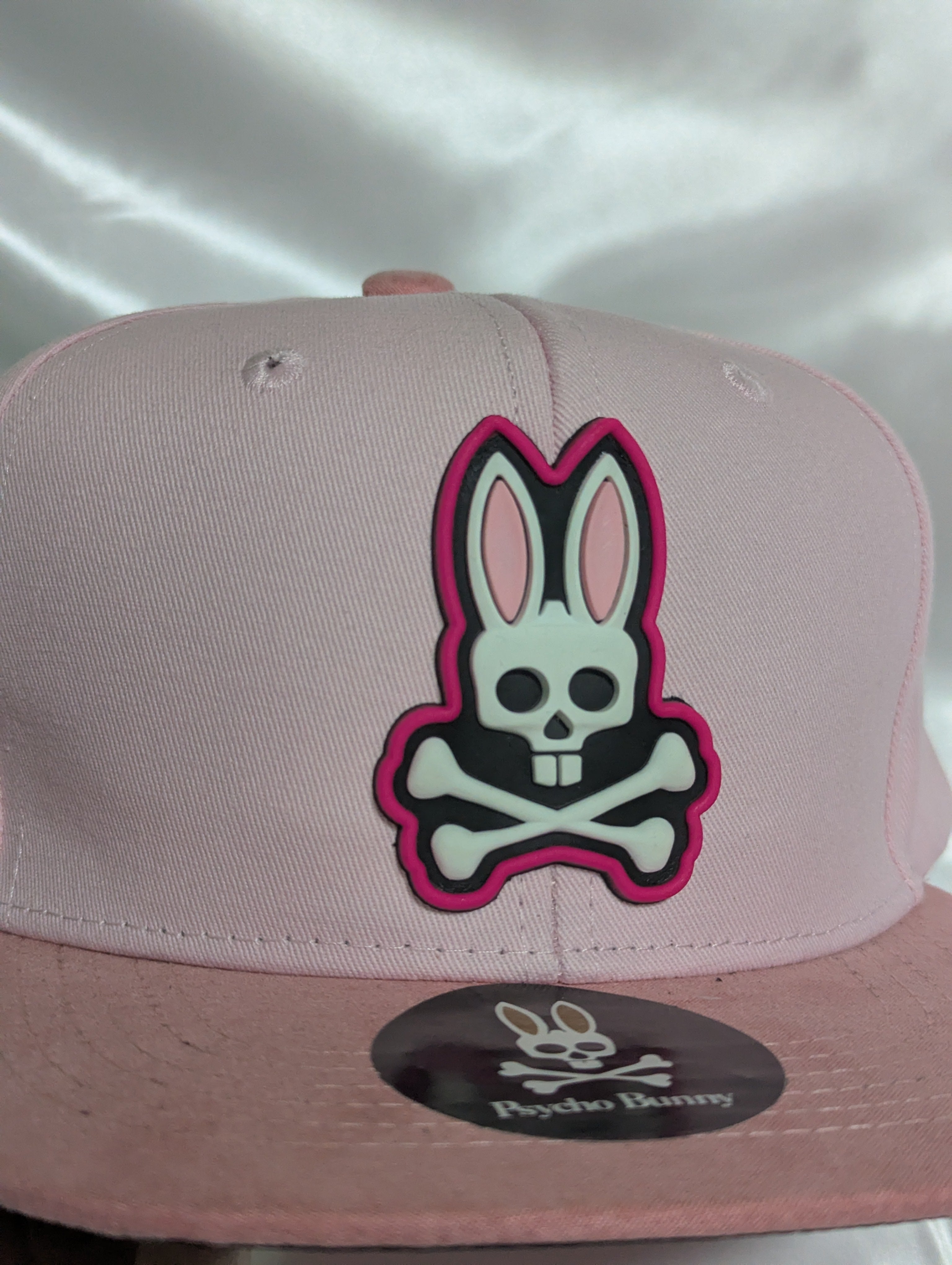 Gorra visera plana diseño Psycho Bunny Two-Tone Pink