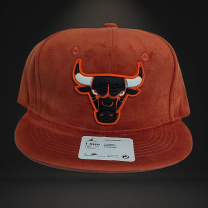Gorra Chicago Bulls | NBA Clásico | Snapback Visera plana terciopelo
