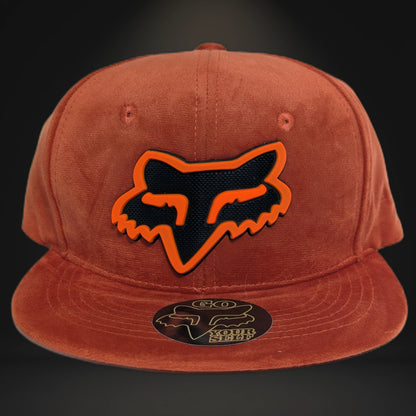Gorra Fox | Diseño terciopelo Exclusivo | Visera Plana Snapback